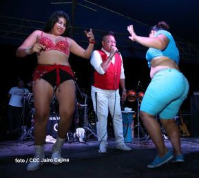 Fiesta de la Militancia Sandinista en la Plaza de Las Victorias