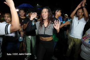 Fiesta de la Militancia Sandinista en la Plaza de Las Victorias