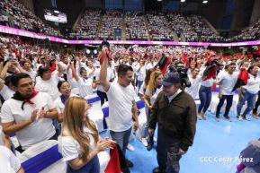 Clausura del Congreso de Juventud Sandinista 19 de Julio