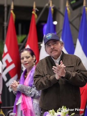 Clausura del Congreso de Juventud Sandinista 19 de Julio