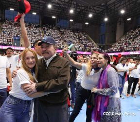 Clausura del Congreso de Juventud Sandinista 19 de Julio