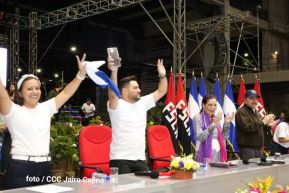 Clausura del Congreso de Juventud Sandinista 19 de Julio