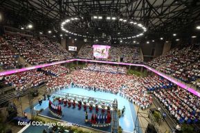 Clausura del Congreso de Juventud Sandinista 19 de Julio