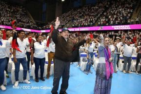 Clausura del Congreso de Juventud Sandinista 19 de Julio