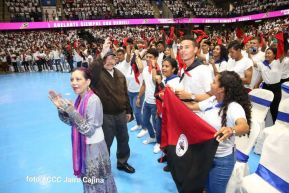Clausura del Congreso de Juventud Sandinista 19 de Julio