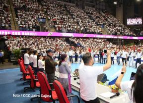 Clausura del Congreso de Juventud Sandinista 19 de Julio