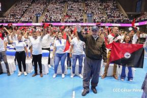 Clausura del Congreso de Juventud Sandinista 19 de Julio