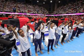 Clausura del Congreso de Juventud Sandinista 19 de Julio