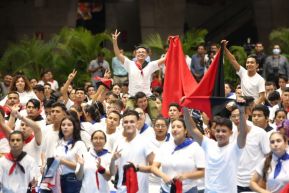 Clausura del Congreso de Juventud Sandinista 19 de Julio