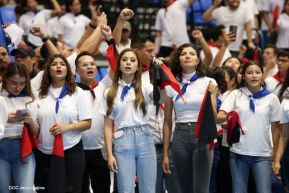 Clausura del Congreso de Juventud Sandinista 19 de Julio