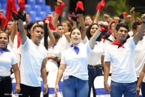 Clausura del Congreso de Juventud Sandinista 19 de Julio