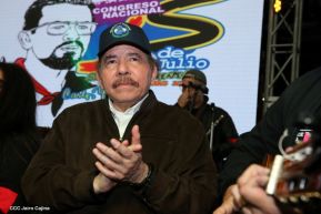 Clausura del Congreso de Juventud Sandinista 19 de Julio