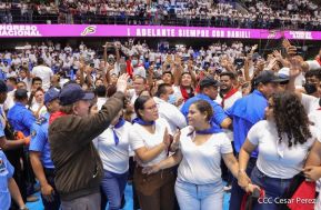 Clausura del Congreso de Juventud Sandinista 19 de Julio