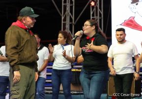 Clausura del Congreso de Juventud Sandinista 19 de Julio