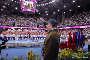 Clausura del Congreso de Juventud Sandinista 19 de Julio
