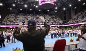 Clausura del Congreso de Juventud Sandinista 19 de Julio