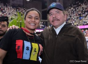 Clausura del Congreso de Juventud Sandinista 19 de Julio