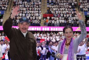 Clausura del Congreso de Juventud Sandinista 19 de Julio
