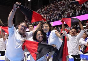 Clausura del Congreso de Juventud Sandinista 19 de Julio