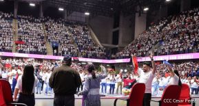 Clausura del Congreso de Juventud Sandinista 19 de Julio
