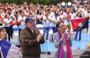 Clausura del Congreso de Juventud Sandinista 19 de Julio