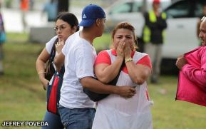 Incendio en tramos de pólvora en Tiscapa