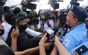 Incendio en tramos de pólvora en Tiscapa