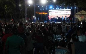 Celebración de la Fiesta de las Victorias en Avenida de Bolívar a Chávez