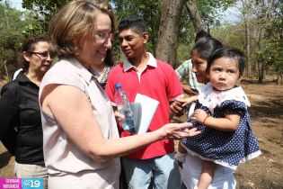 Rebeca Grynspan conoce experiencias de programas del Gobierno Sandinista en Nicaragua