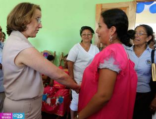 Rebeca Grynspan conoce experiencias de programas del Gobierno Sandinista en Nicaragua