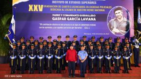 XXV Graduación de la Academia de Policía "Walter Mendoza Martínez"