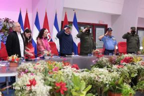 Nicaragua conmemoró el 50 aniversario del terremoto de 1972 en Managua