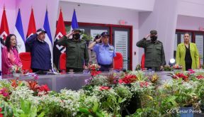 Nicaragua conmemoró el 50 aniversario del terremoto de 1972 en Managua