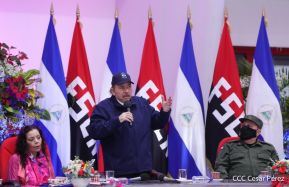 Nicaragua conmemoró el 50 aniversario del terremoto de 1972 en Managua