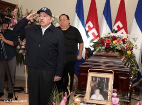 Rinden homenaje póstumo a Blanca Segovia Sandino Aráuz