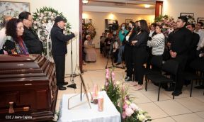 Rinden homenaje póstumo a Blanca Segovia Sandino Aráuz