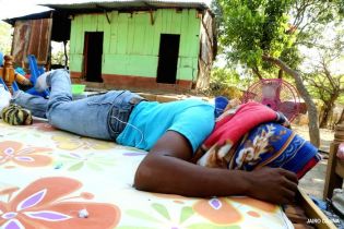 Familias asustadas por nuevo sismo