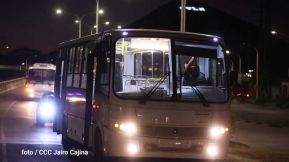 Caravana de 150 buses rusos llegan a la ciudad de Managua