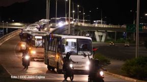 Caravana de 150 buses rusos llegan a la ciudad de Managua