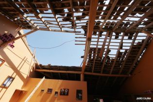 Familias asustadas por nuevo sismo