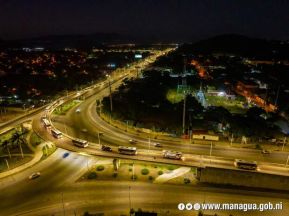 Caravana de 150 buses rusos llegan a la ciudad de Managua