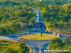 Caravana de 150 buses rusos llegan a la ciudad de Managua