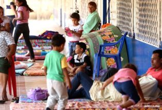 Familias asustadas por nuevo sismo