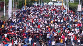 ¡Nicaragua ilumina, como un sol que no declina!