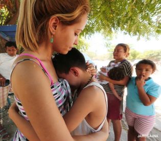Familias asustadas por nuevo sismo