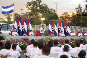 Gobierno de Nicaragua celebra entrega del primer lote de autobuses rusos