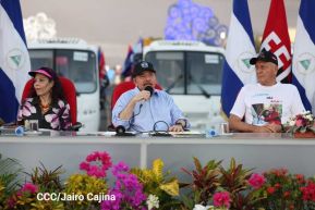 Gobierno de Nicaragua celebra entrega del primer lote de autobuses rusos