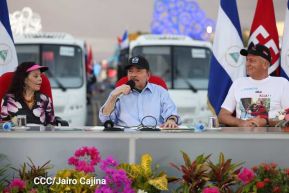 Gobierno de Nicaragua celebra entrega del primer lote de autobuses rusos