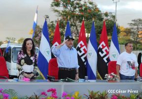 Gobierno de Nicaragua celebra entrega del primer lote de autobuses rusos