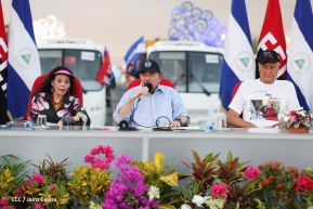 Gobierno de Nicaragua celebra entrega del primer lote de autobuses rusos